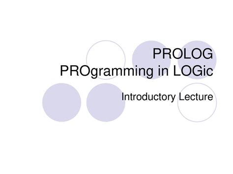 modulo prolog|prolog programming.
